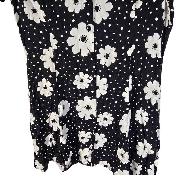 Forever 21 Black Floral Dress - Picture 3 of 4